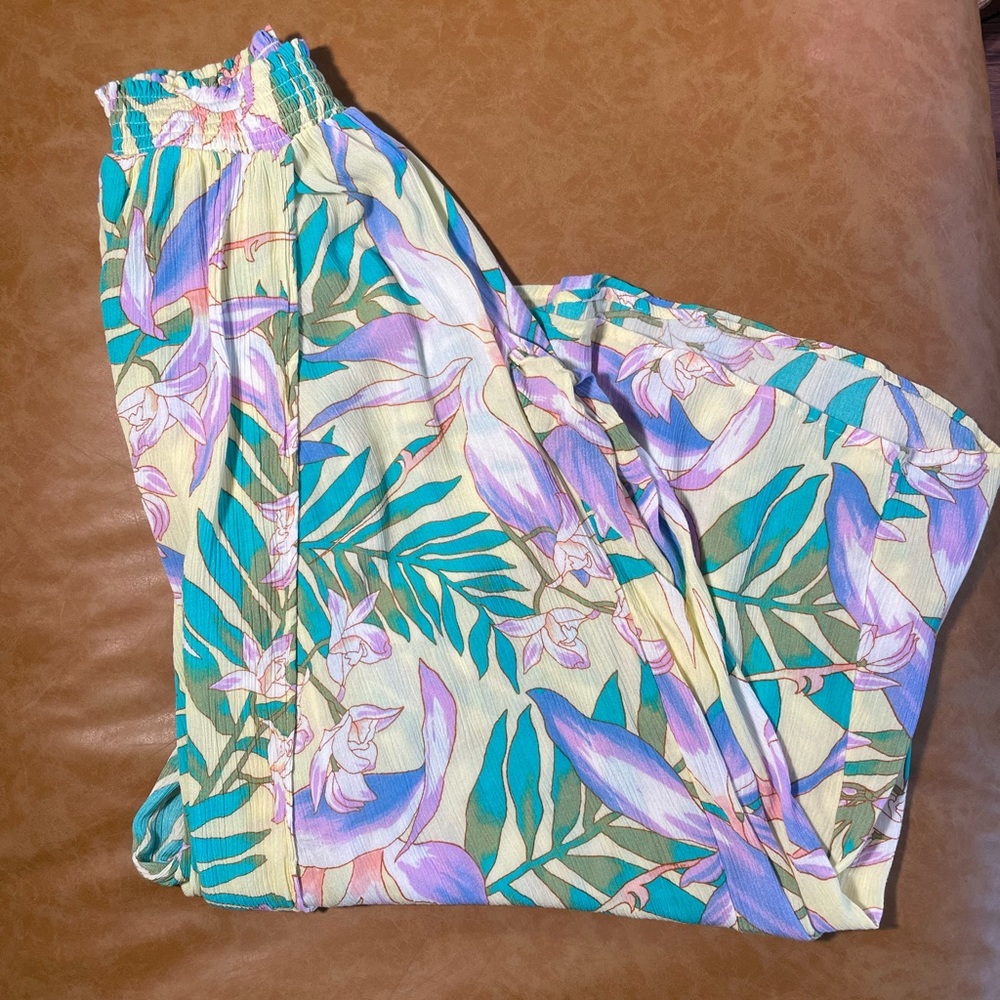 Billabong Flowy Split Leg Pants - image 1